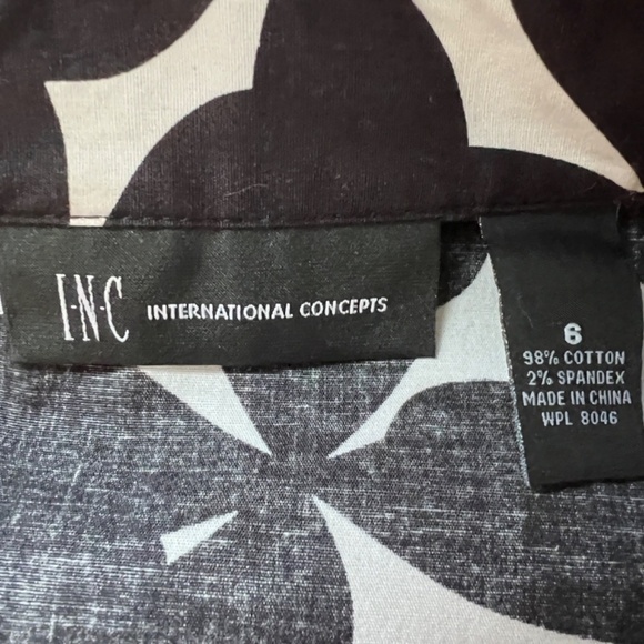 INC Y2K Floral Fit & Flare Dress Womens 6 Party Cocktail Wedding Guest Spring - Picture 2 of 12